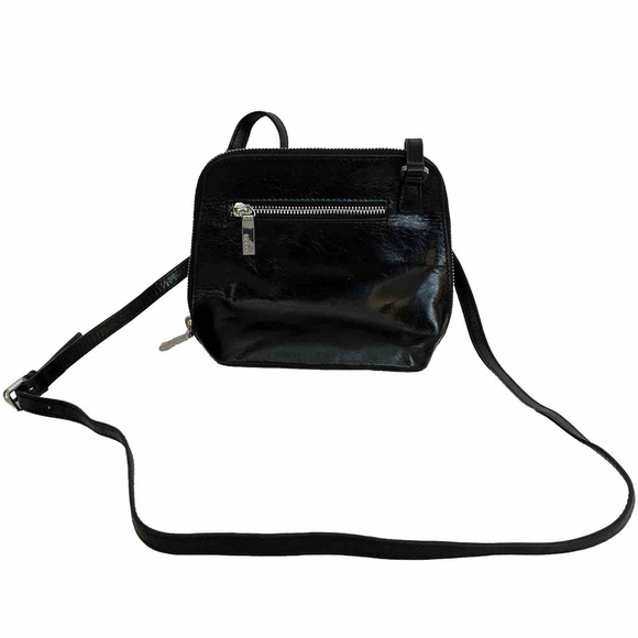 HOBO Handbags - Hobo International Nash Leather Crossbody Bag Black Zipper